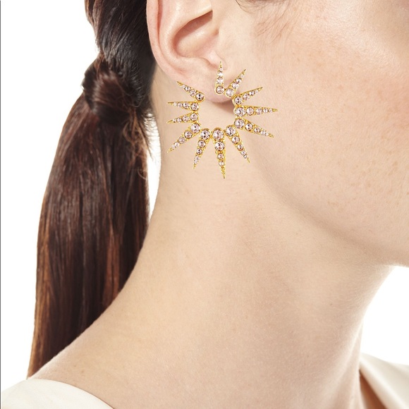 Oscar de la Renta Sea Urchin Earrings - Picture 2 of 6